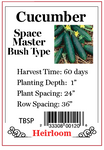 PBN Cucumber 'Space Master' - Bush Type