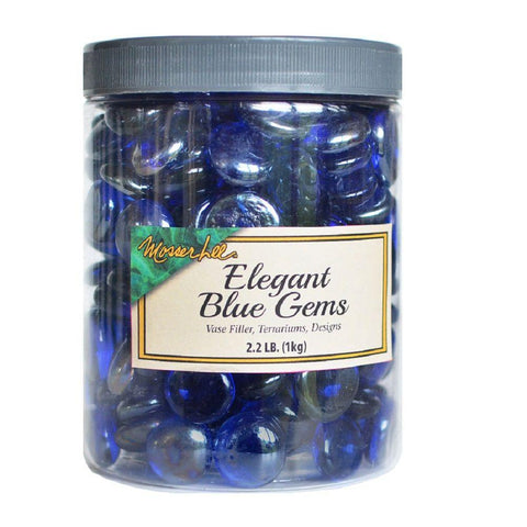 Mosser Lee Elegant Blue Gems in Storage Jar 2.2 lb
