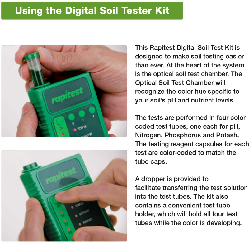 soil test for herbicides Rapitest Digital Soil Test Kit 1605 – Prairie Blossom Nursery