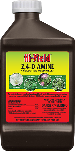hi yield grass killer herbicide Hi-Yield 2, 4-D Amine No. 4