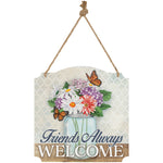 Carson_ 'Friends Welcome' Metal Sign