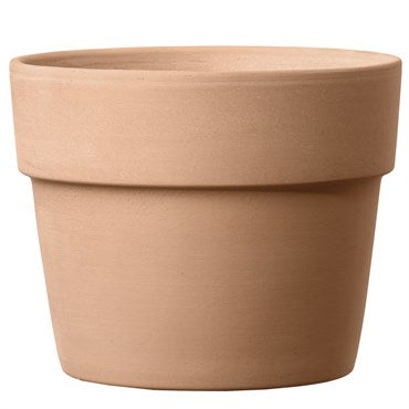 amazon clay plant pots Deroma 7.9" Perfetto Cache Pot White Terracotta