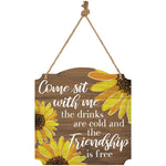 Carson_ 'Sit with Me' Metal Sign