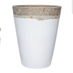 MCD_ Volcanic White Tall Round Planter