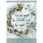 Carson_ DuraSoft™ Garden Flag "Walk by Faith"