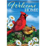 Carson_ DuraSoft™ Garden Flag "Welcome Cardinal Pair"